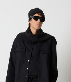 Giacca-camicia in cotone nero da uomo, Valerio 1966, 26Z3T0038CONEROL, 002 preview