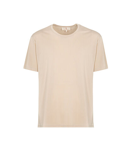 T-shirt bianca essenziale classica, Valerio 1966, 27C9T5579TSBIANI, 001