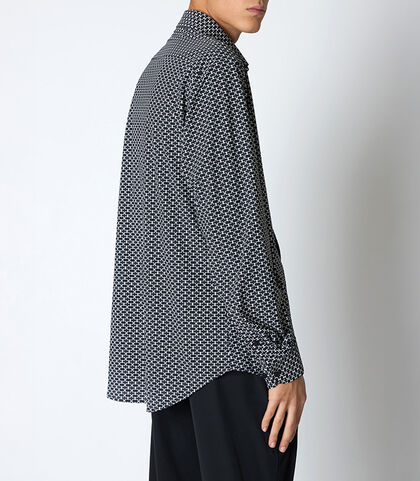 Camicia uomo bianco-nero, Valerio 1966, 25R1T2411TSBINE42, 002