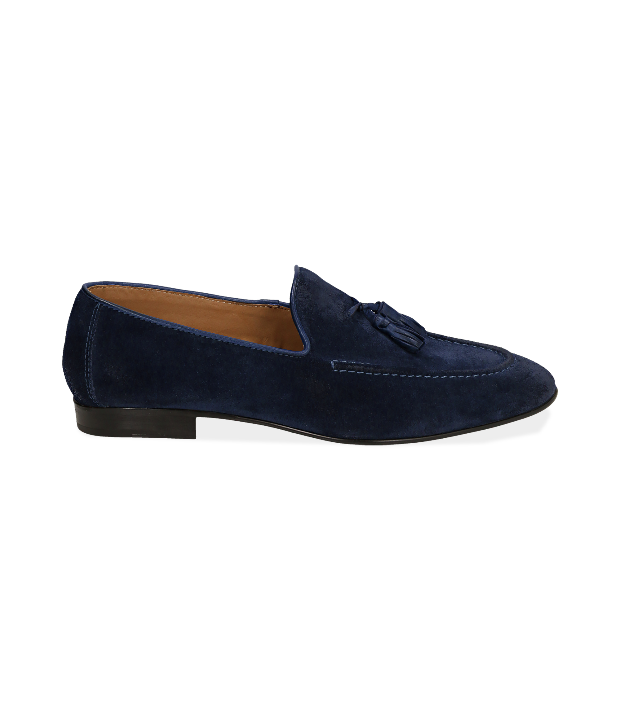 Mocassini blu in camoscio | Valerio 1966