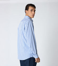 Camicia uomo button down blu-bianco, Valerio 1966, 25Z3T6060COBLBI40, 002 preview