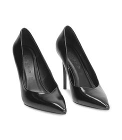 Décolleté nera lucida con tacco 10 cm, Valerio 1966, 2621T6421EUNERO036, 002 preview