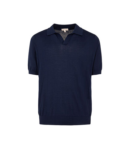 Polo blu navy classica, Valerio 1966, 27U4T4757COBLUNI, 001
