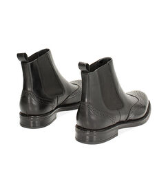 Beatles da uomo in pelle nera, Valerio 1966, 26N4T6509PENERO040, 004 preview