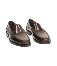 Mocassino bordeaux cuciture a vista, Valerio 1966, 27Z1T6101APBORD039, 002 preview