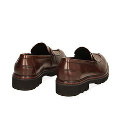 Mocassini testa di moro in pelle, Valerio 1966, 22U609002PEMORO040, 003 preview