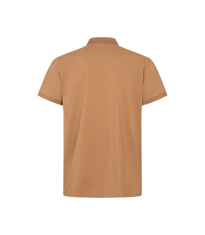 Polo marrone con colletto a costine, Valerio 1966, 2779T2118TSMARRI, 002