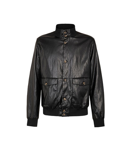 Giubbino nero con dettagli dorati, Valerio 1966, 2785T2588EPNEROI, 001