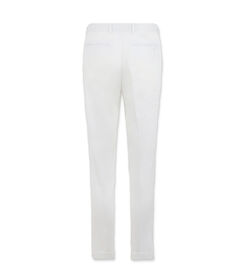 Pantaloni da uomo eleganti in lino bianco, Valerio 1966, 25R1T2445LNBIAN44, 002 preview