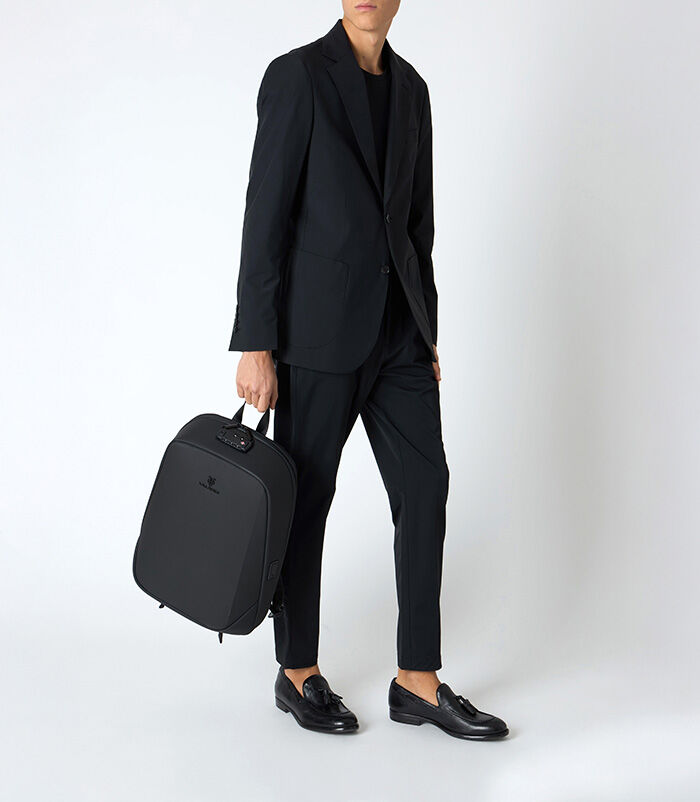 Giacca da uomo strech nera, Valerio 1966, 25R1T0006TSNERO42