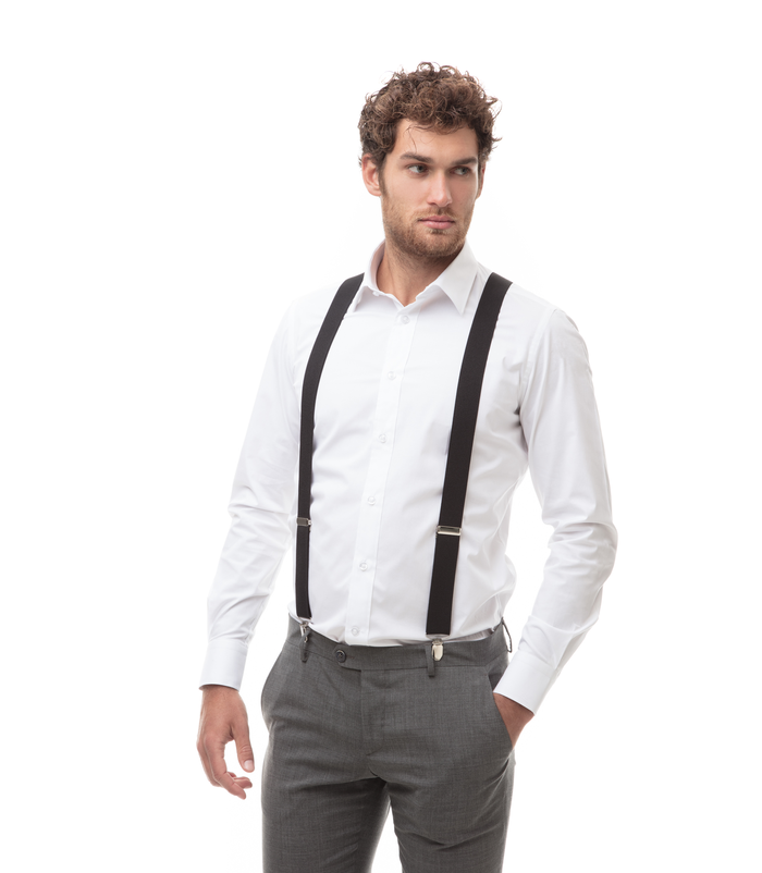 selezione premium aliexpress qualità eccellente Bretelle nere elastiche uomo | Valerio 1966 selezione premium aliexpress qualità eccellente Bretelle nere elastiche uomo | Valerio 1966