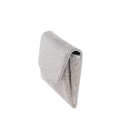 Pochette da donna con pietre argento, Valerio 1966, 2551T6052LPARGEUNI, 003 preview