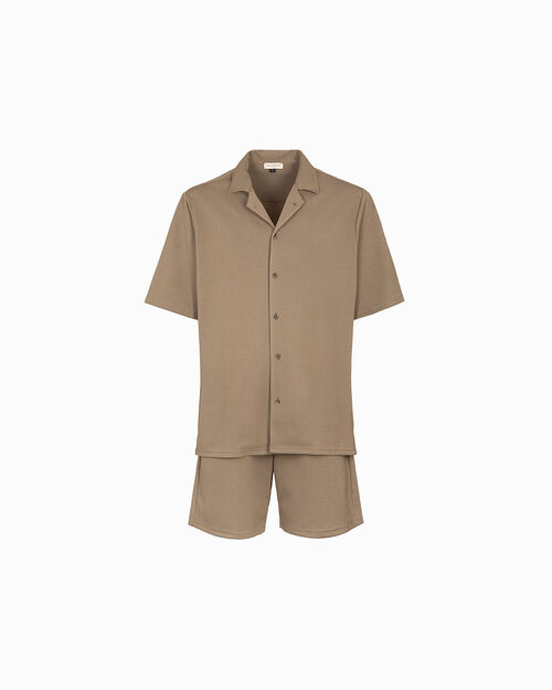 Coordinato estivo beige versatile, BEIGE