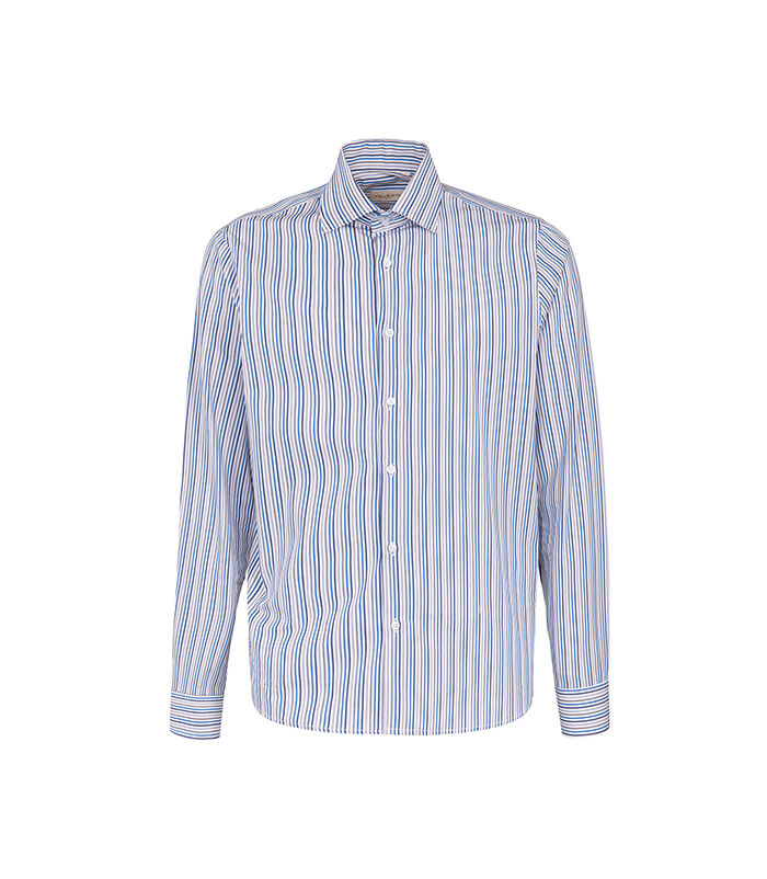 Camicia multicolor blu a righe verticali, Valerio 1966, 27Z3T0025COMUBL44