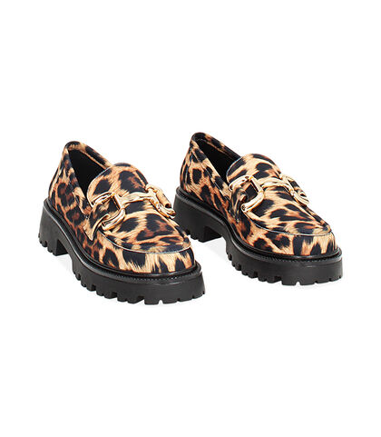 Mocassini leopard in lycra, Valerio 1966, 2449T4511LYLEOP035, 002