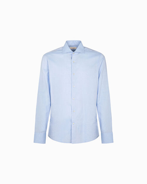 Camicia celeste elegante con colletto classico, LT BLUE