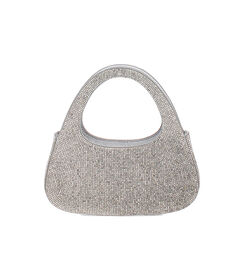 Mini bag gioeillo in laminato con pietre argento, Valerio 1966, 2551T6231LPARGEUNI, 004 preview