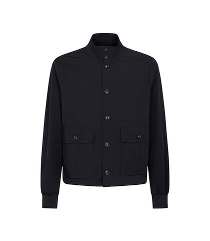 Giubbino blu con dettagli moderni, Valerio 1966, 2785T8622TSBLUEI, 001