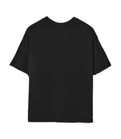 T-shirt da uomo in cotone nero, Valerio 1966, 26J3T1106TSNEROL, 004 preview