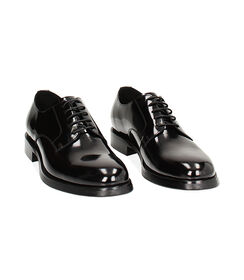 Stringate nere in pelle abrasivata, Valerio 1966, 24U6T2290APNERO039, 002 preview