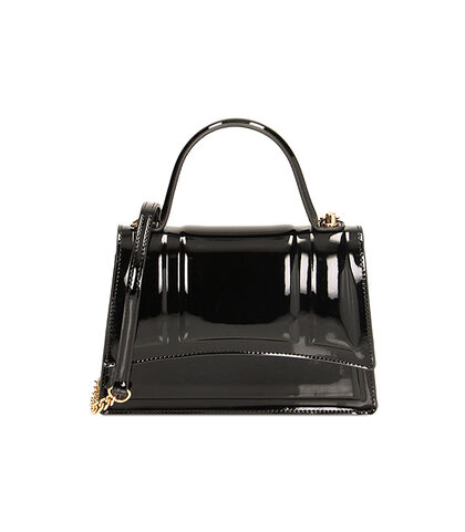 Mini-bag a mano nera in vernice, Valerio 1966, 2251T4983VENEROUNI, 001