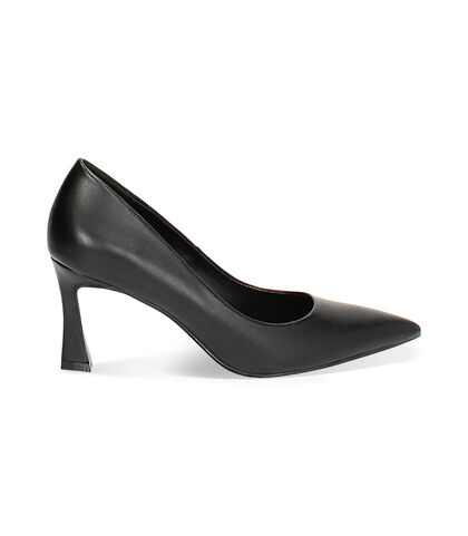 Décolleté nero, tacco 8 cm, Valerio 1966, 2421T5301EPNERO035, 001