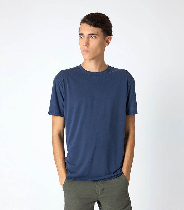 CLOTHING T-SHIRT COTTON BLUE, Valerio 1966, 25N8T0050COBLUEL
