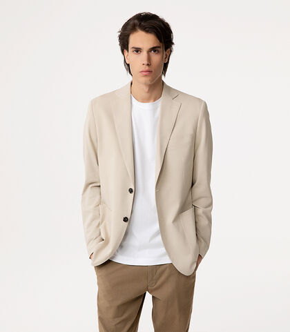 Giacca beige casual-chic, Valerio 1966, 2786T2525COBEIG42, 002