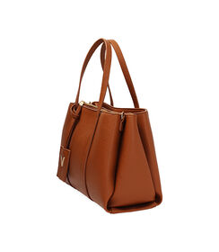 Borsa a mano donna cognac classica, Valerio 1966, 2557T3498EPCOGNUNI, 003 preview