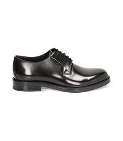 Stringate nere in pelle abrasivata, Valerio 1966, 24N4T6501APNERO039, 001 preview