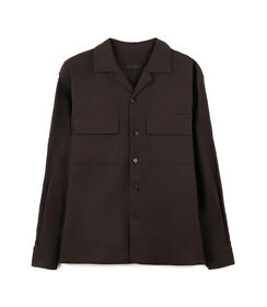 Giacca-camicia in cotone testa di moro da uomo, Valerio 1966, 26Z3T0038COMOROL, 003 preview