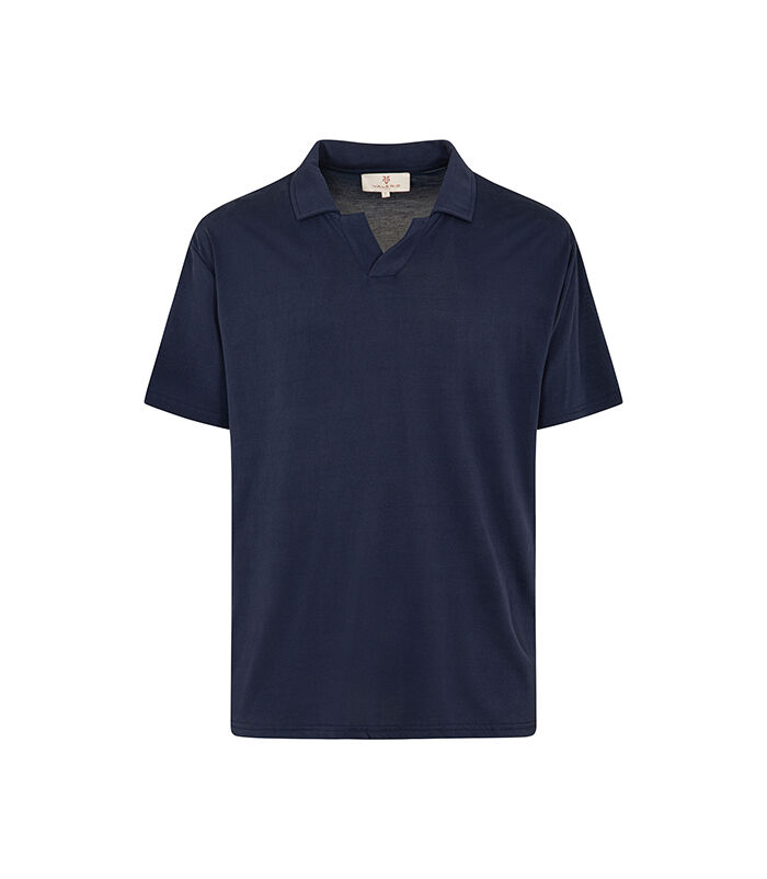 Polo blu dettagli raffinati, Valerio 1966, 27C9T5580TSBLUEI