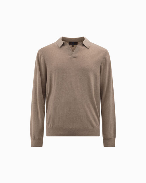 Maglione beige, BEIGE