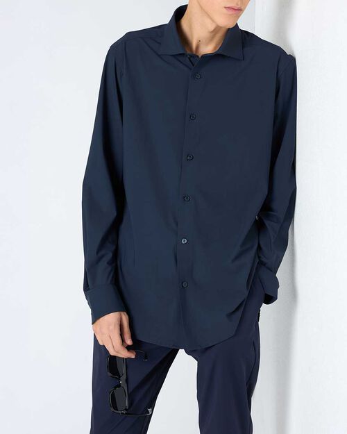 Camicia uomo blu, BLUE