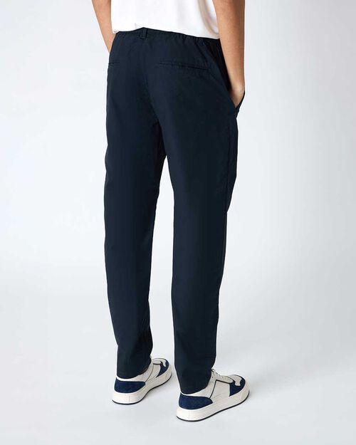 Pantalone da uomo vestibilit&agrave; over blu, BLUE