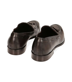 CALZATURA UOMO MOCASSINO VITELLO MORO, Valerio 1966, 2153T1874VIMORO042, 003 preview