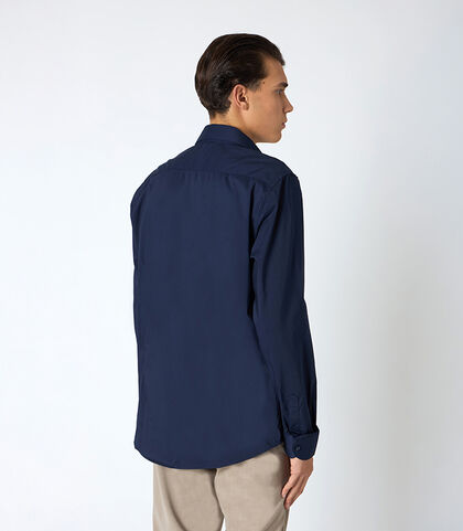 Camicia uomo blu, Valerio 1966, 25Z3T5050COBLUE38, 002