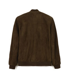 Giubbino da uomo in camoscio marrone, Valerio 1966, 26N7T2016CMMARRL, 004 preview
