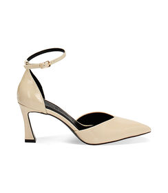 Décolleté open shank panna in naplak, tacco 8 cm, Valerio 1966, 2421T5337NPPANN035, 001 preview