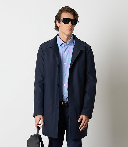 Impermeabile blu da uomo, Valerio 1966, 2685T2517TSBLUEI, 002
