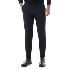 Pantalone nero elegante, Valerio 1966, 24N9T5230TSNERO56, 001a preview
