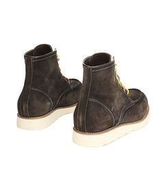 Polacchine in camoscio testa di moro, Valerio 1966, 2653T3618CMMORO042, 004 preview