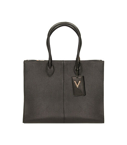 BORSA BORSA A SPALLA PELLE NERO, Valerio 1966, 22U3T9908PENEROUNI, 001