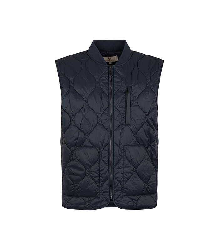 Gilet blu con motivo trapuntato, Valerio 1966, 27J3T2880TSBLUEI