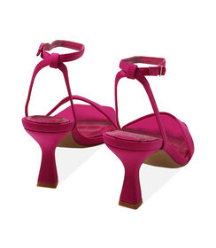 Sandali fucsia in tessuto, tacco 7,5 cm, Valerio 1966, 2121T4815LYFUCS036, 003 preview