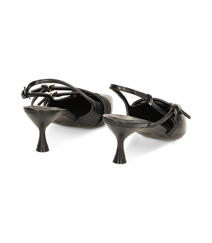 Decollete slingback nere sale