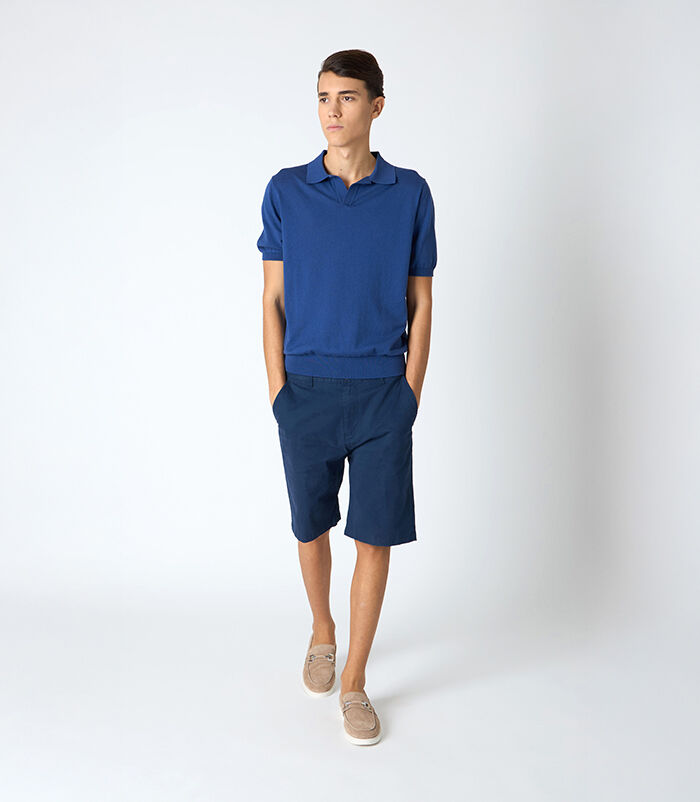 ABBIGLIAMENTO MAGLIERIA COTONE BLUE, Valerio 1966, 25U4T4757COBLUEI