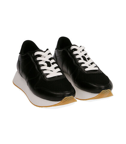 Sneakers nere , Valerio 1966, 1775T9501EPNERO035, 002