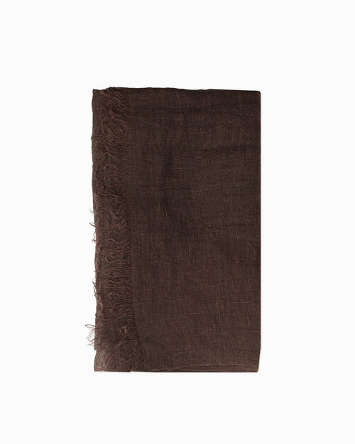 Pashmina testa di moro in lino, DK BROWN