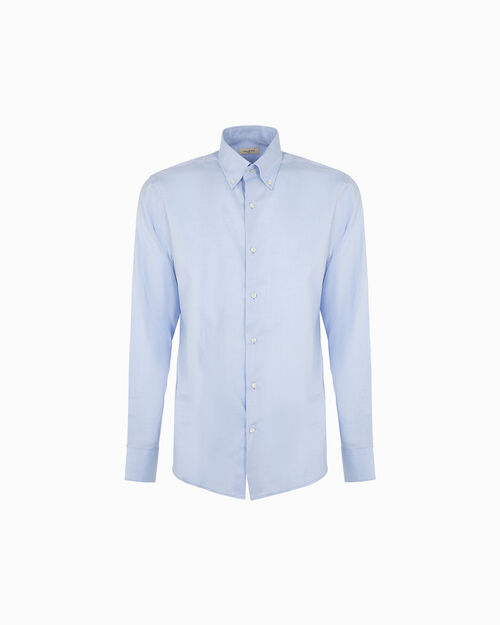 Camicia ml celeste con abbottonatura invisibile, LT BLUE